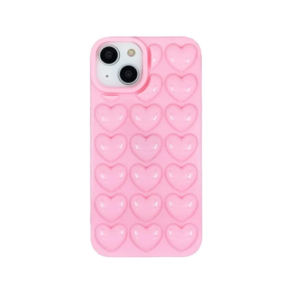 3D Pop Bubble Heart Phone Case 1