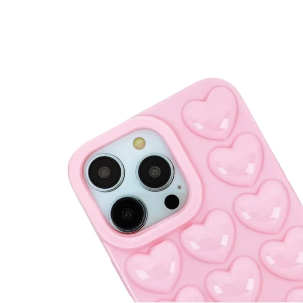 3D Pop Bubble Heart Phone Case 2