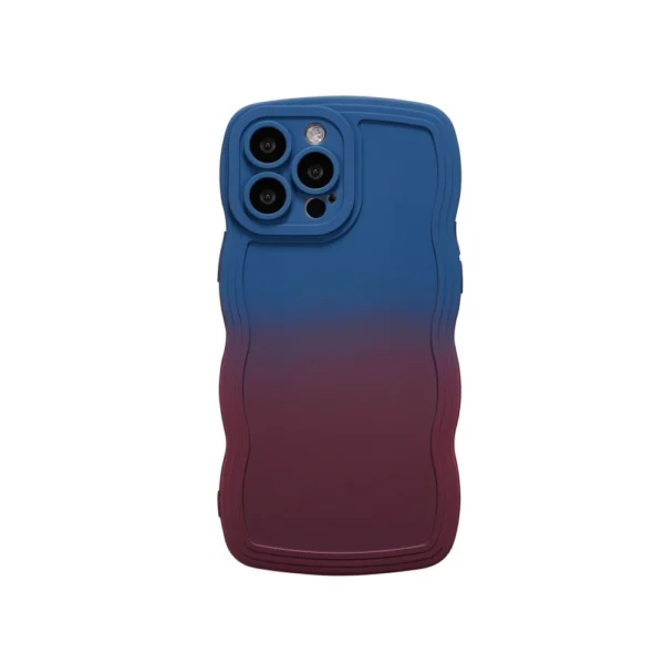 Neon Gradient Blue & Red Phone Case 4