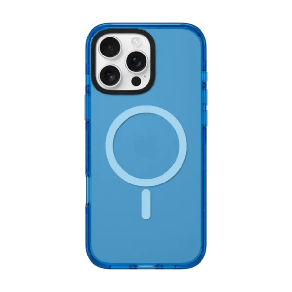 Blue Clear MagSafe Phone Case 1
