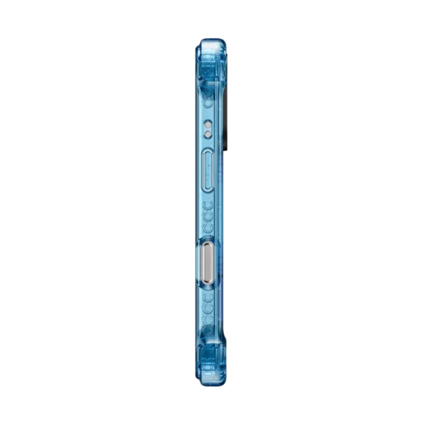 Blue anti-drop Clear phone case MagSafe Compatible 3