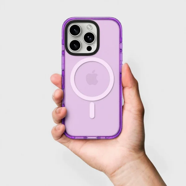 Purple clear phone case 4