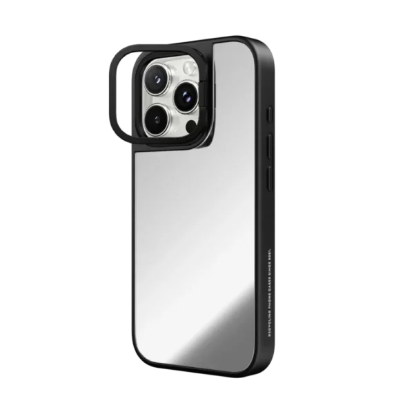 Small black-framed mirror phone case 2