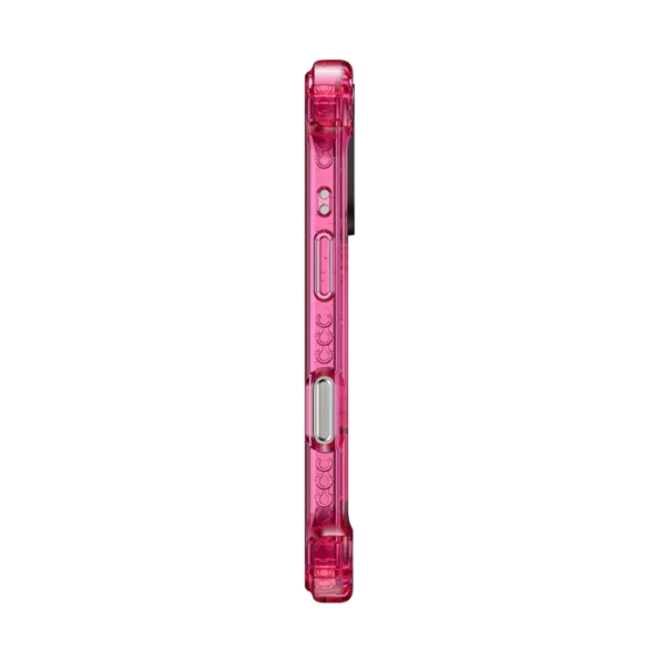 pink anti-drop Clear phone case MagSafe Compatible 3