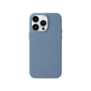 Blue eco-friendly leather phone case