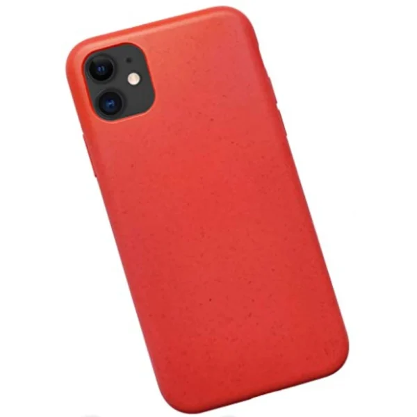 Red wheat straw and soft TPU eco-friendly phone case