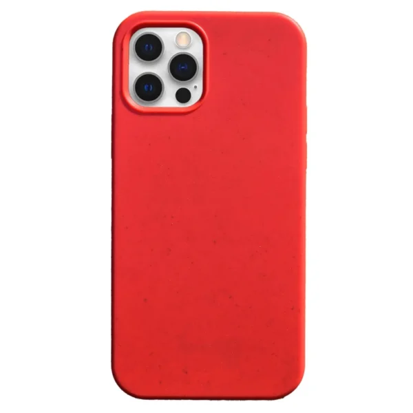red Black Plant Based eco-friendly phone case