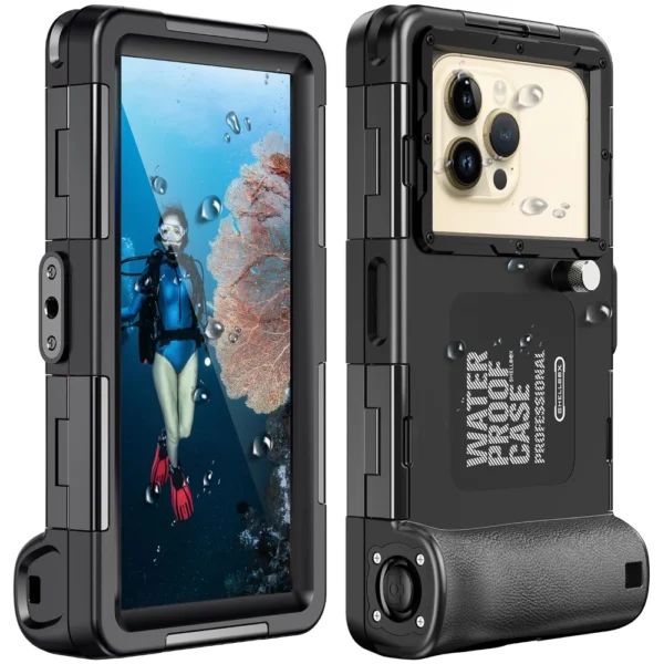 Black Photography Video Scuba Dive Cell Phone Case