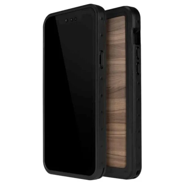 Wooden backboard waterproof phone case（4）
