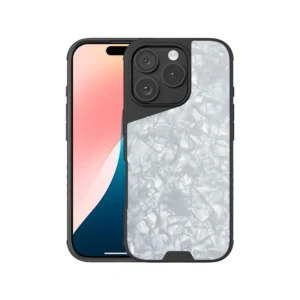 MagSafe® Compatible Silver Pearl Phone Case (3)