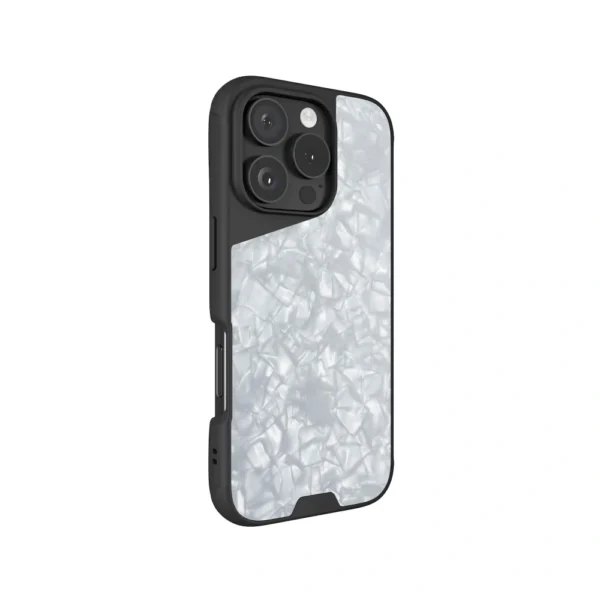 MagSafe® Compatible Silver Pearl Phone Case (4)