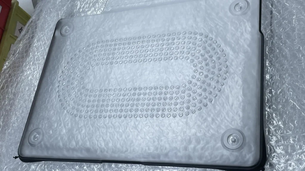 Case of overmolding Laptop case