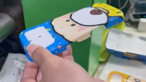 phone case Label Preparation