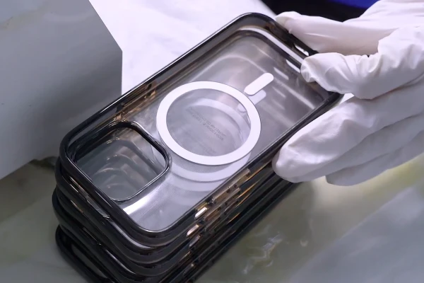 Phone case prototype made of PC and TPU