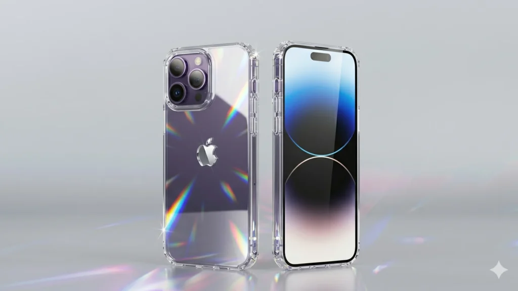 Clear Acrylic Phone Case Material with High Transparency