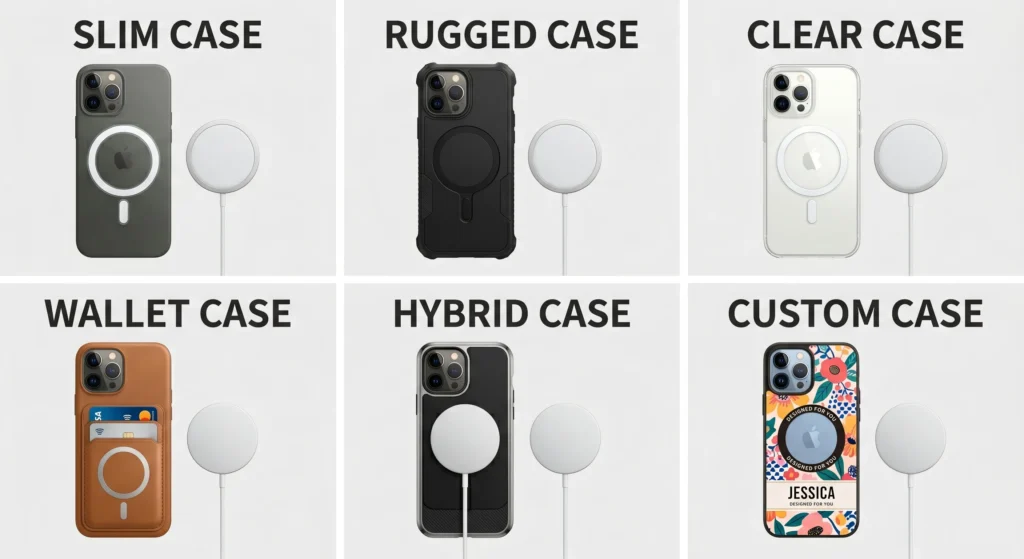 different types of magnetic phone cases