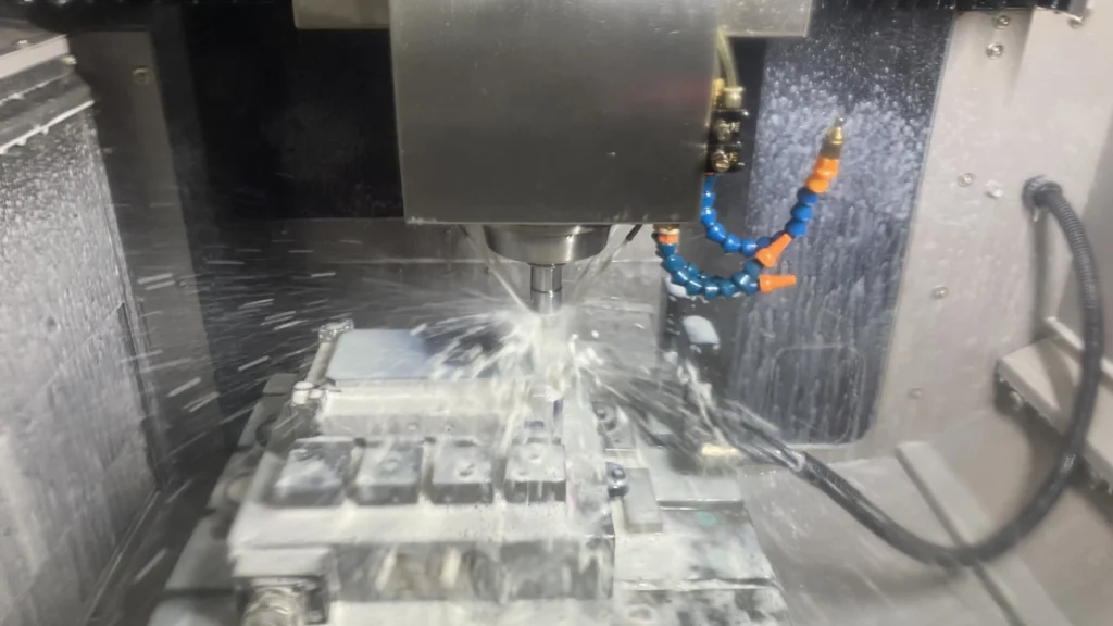 phone case mold creation using CNC machining in factory