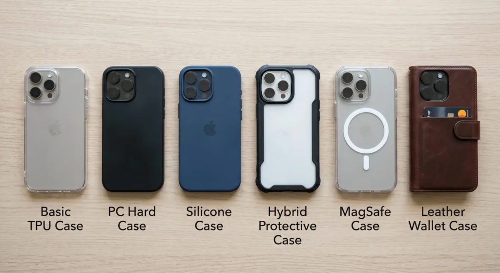 Different phone case product types