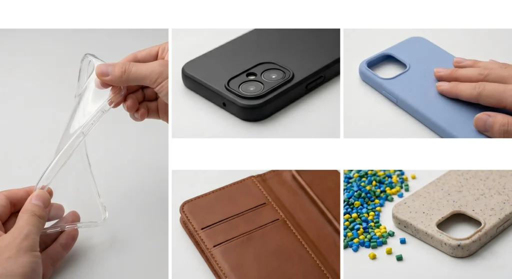 Phone case materials comparison