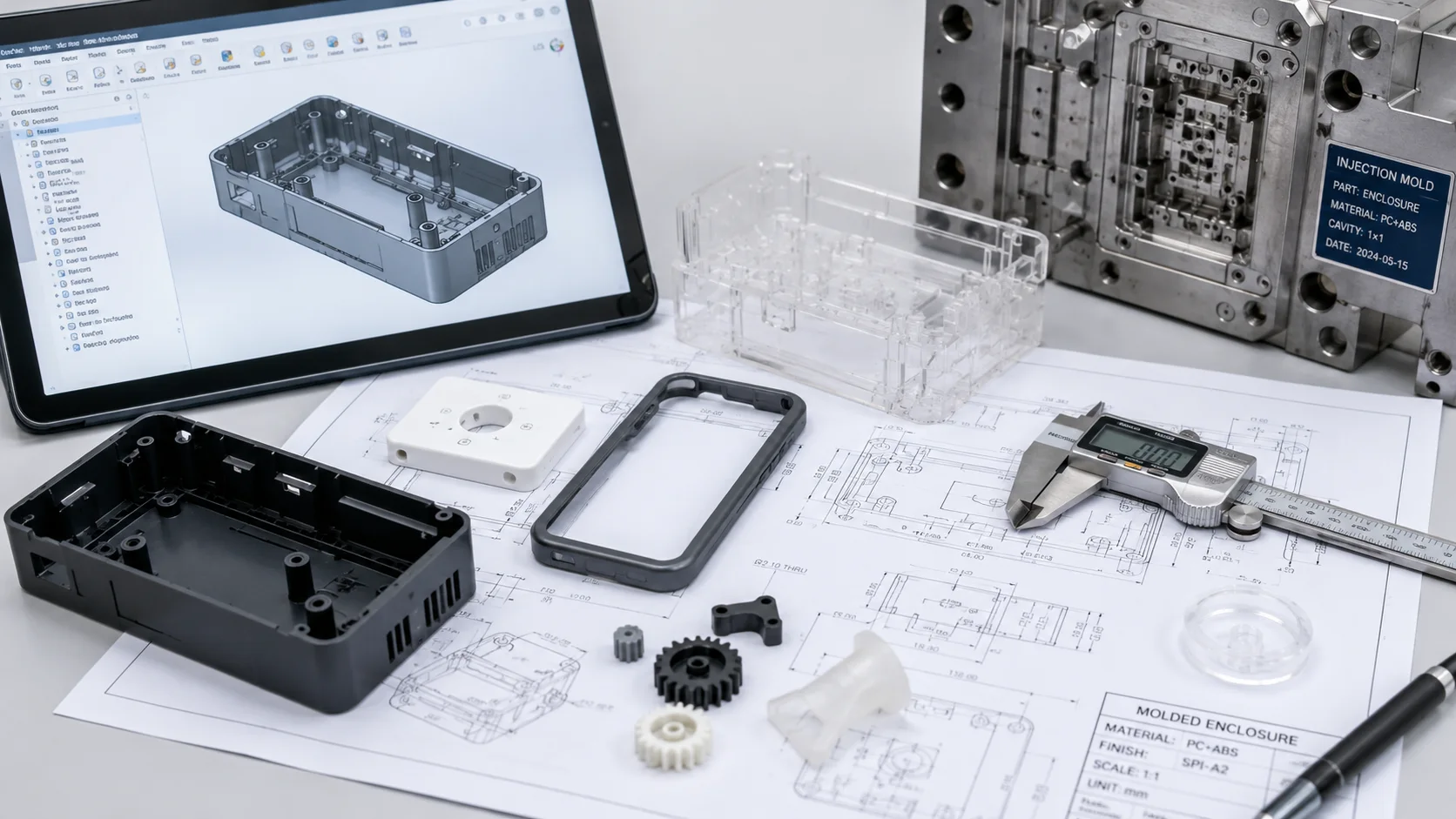 Injection Molding Wall Thickness: Materials & Design Tips